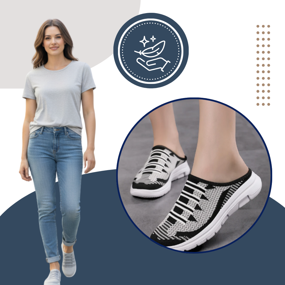 Easy Slip-On Comfort Flat Mules