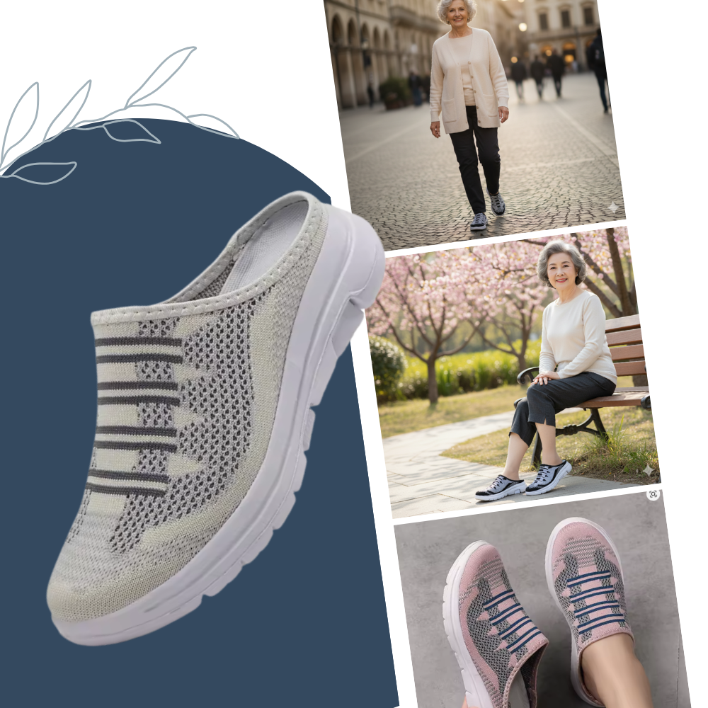 Easy Slip-On Comfort Flat Mules