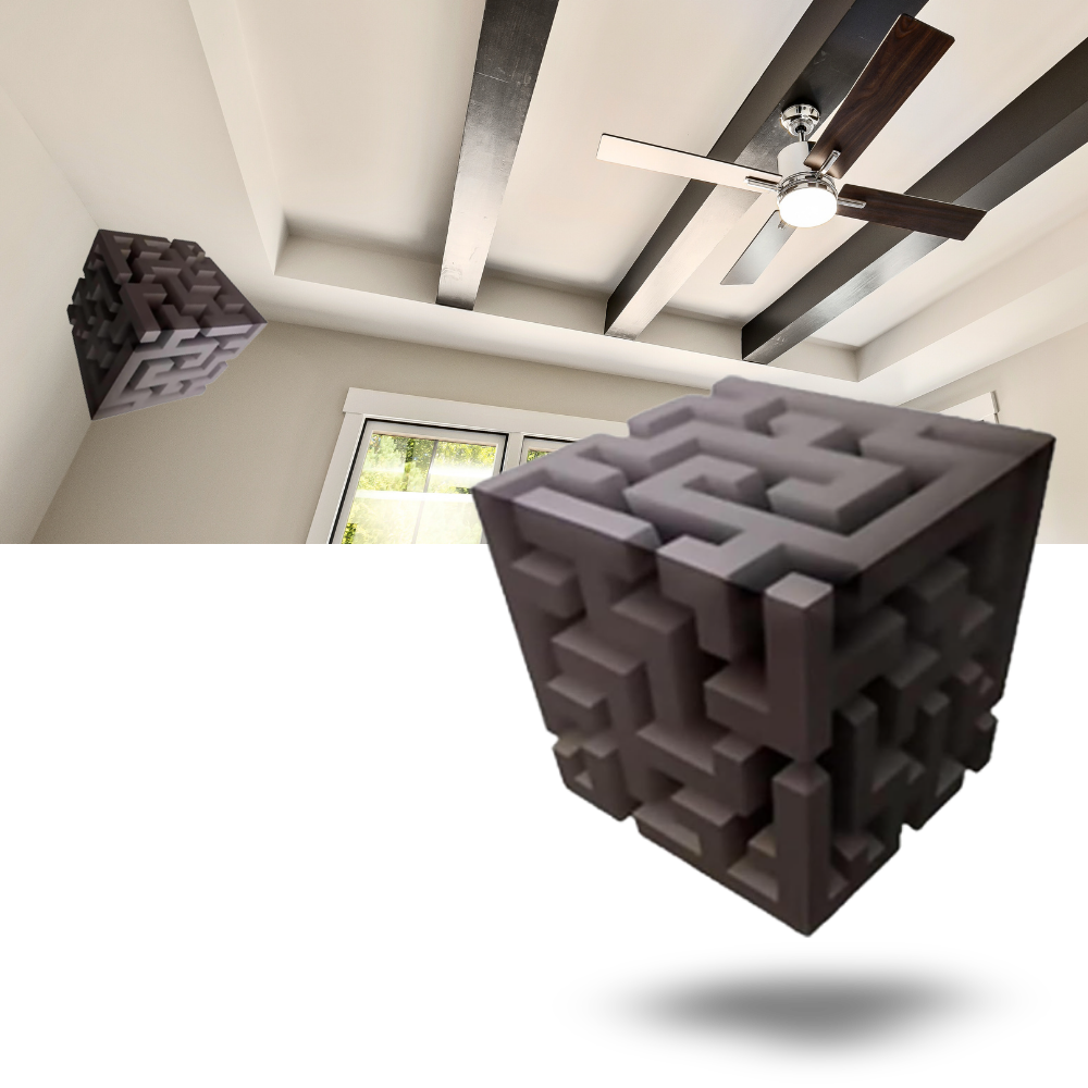 Easy Stick 3D Illusion Wall Decal