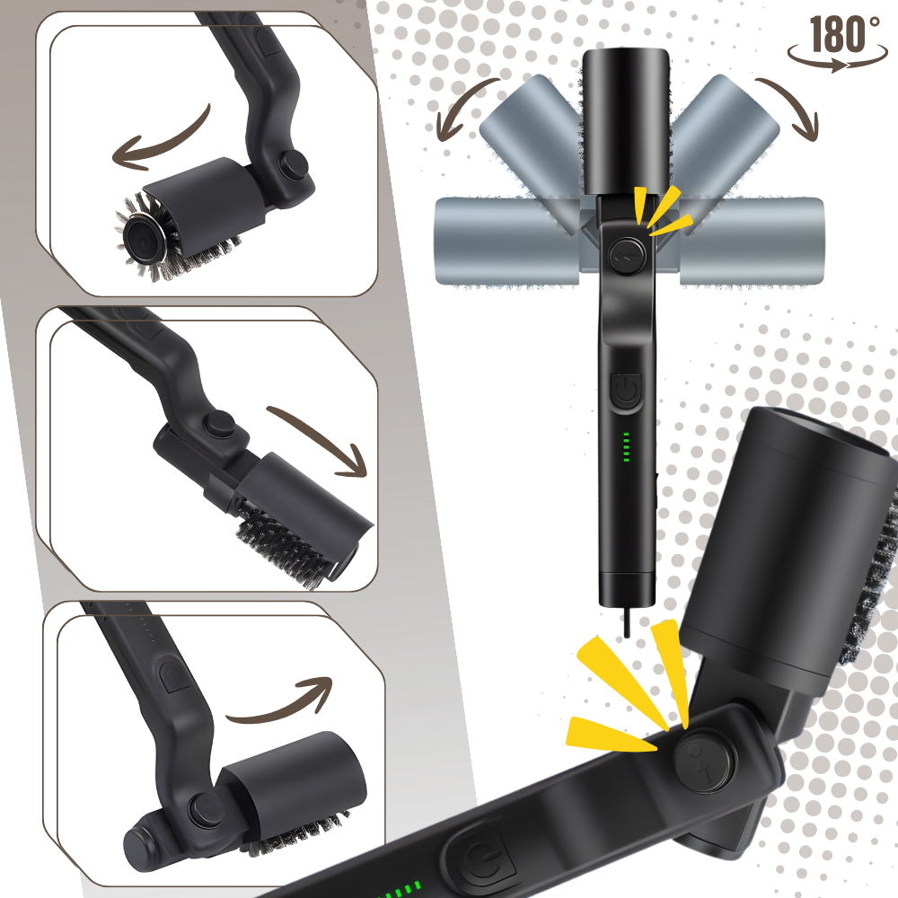 Effortlessly Convenient Cordless Grill Brush