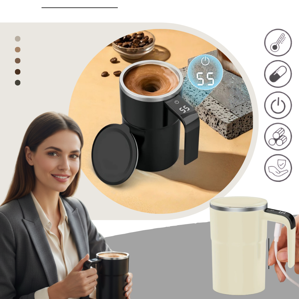 Effortlessly Smart Self-Stirring Cup