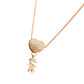 Elegant Mum Charm Necklace