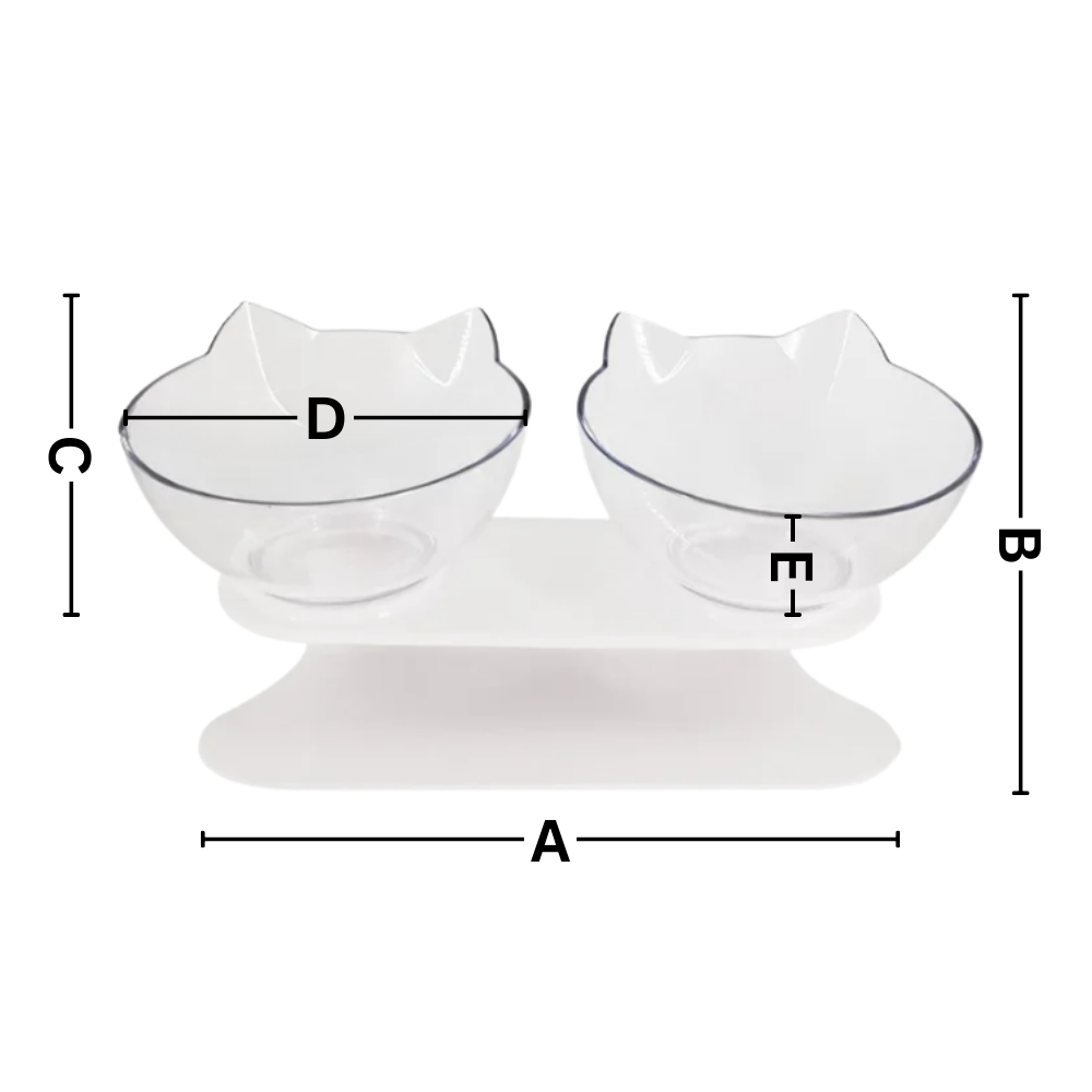 Elevated Comfort Bowl for Cats