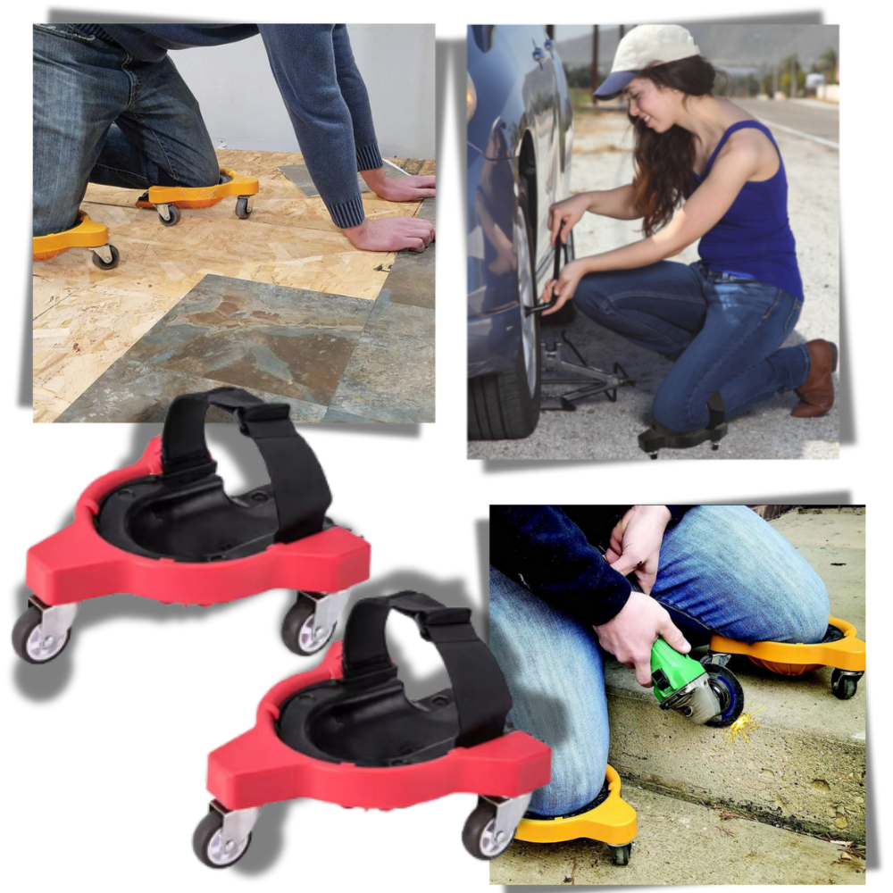 Enhanced Mobility Flooring Knee Pads