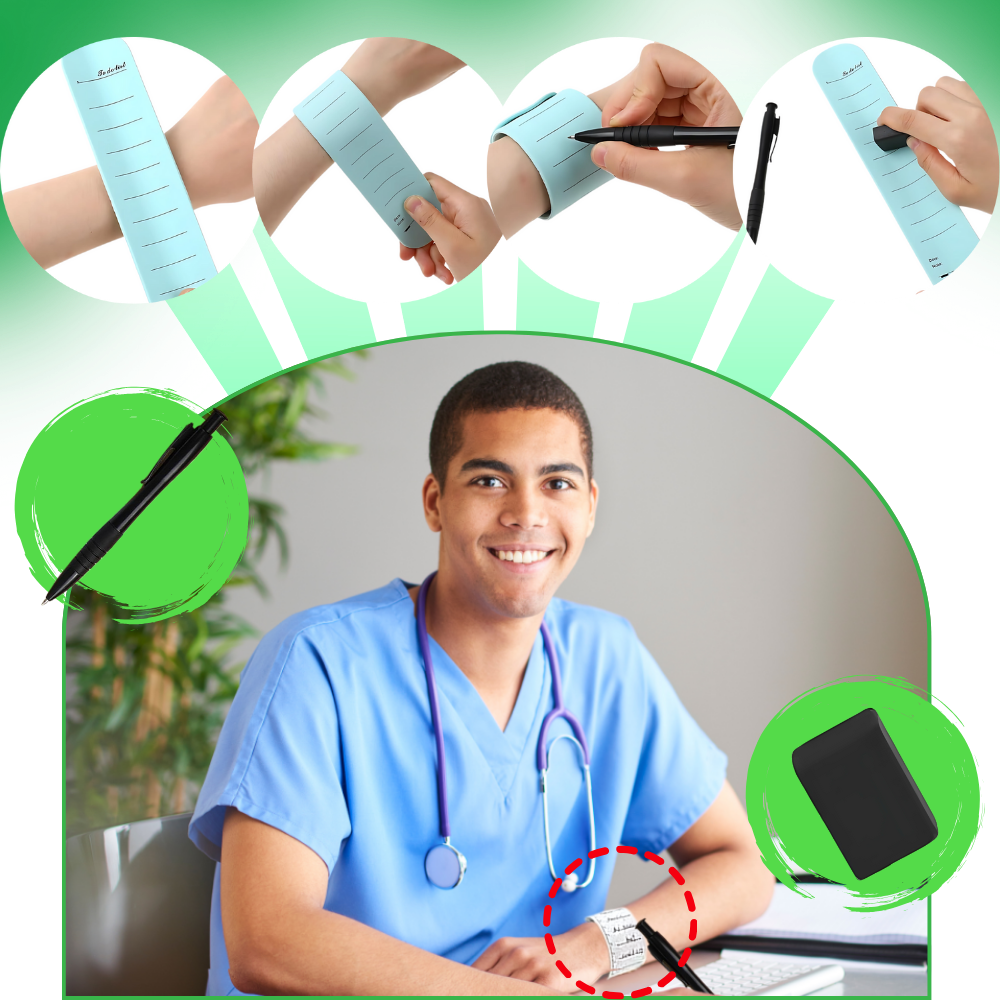 Erasable Silicone Slap Reminder Bands
