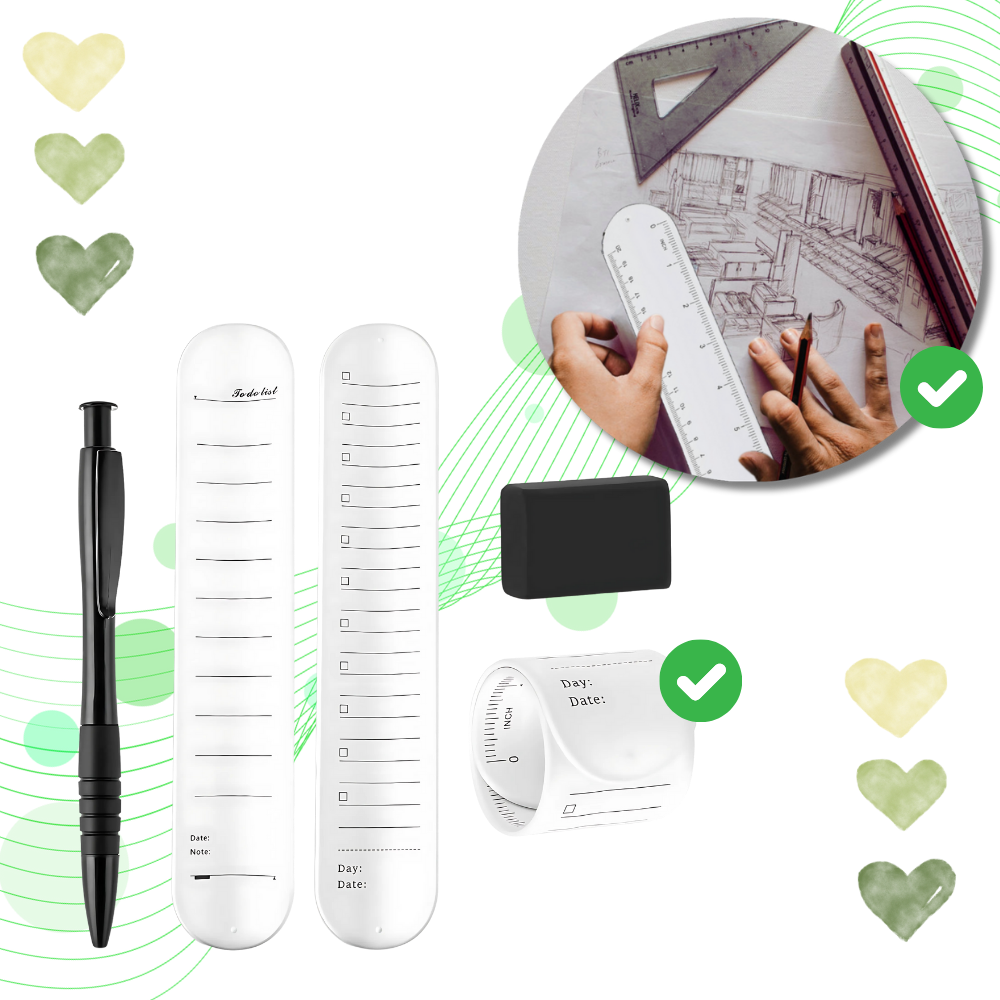 Erasable Silicone Slap Reminder Bands
