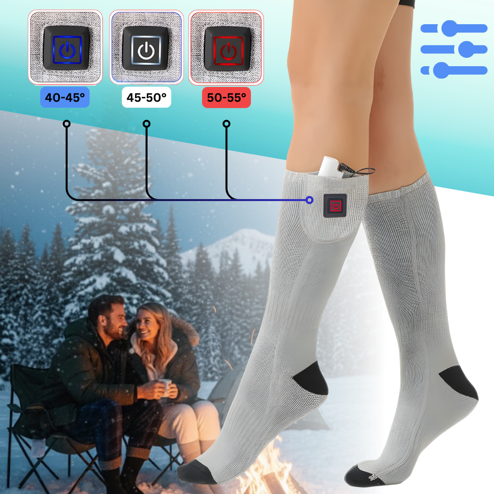 Ergonomic Electric Heating Socks