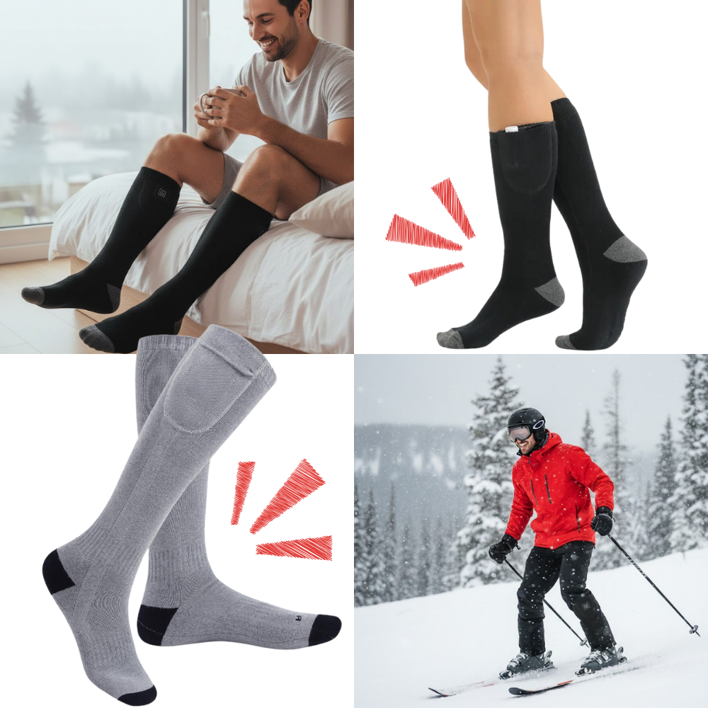 Ergonomic Electric Heating Socks