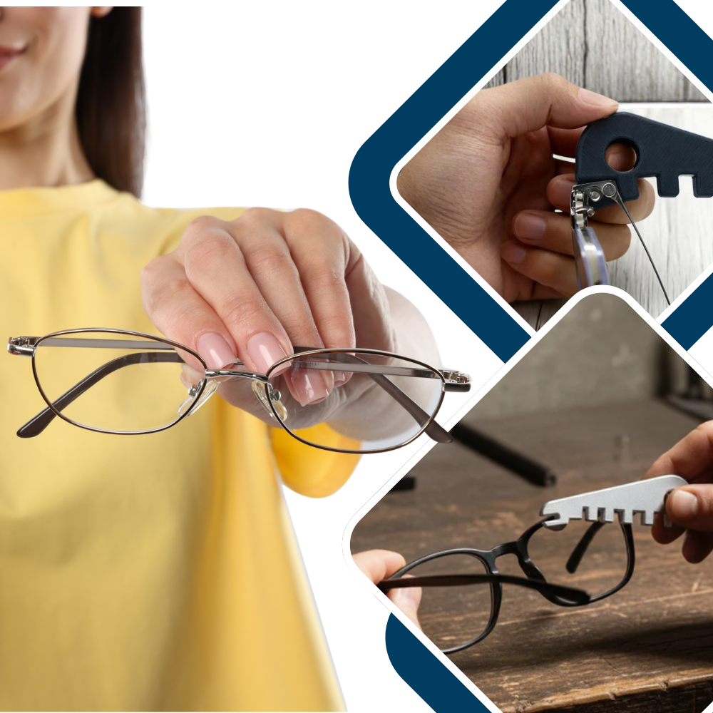 Ergonomic Frame Safe Glasses Adjustment Tool