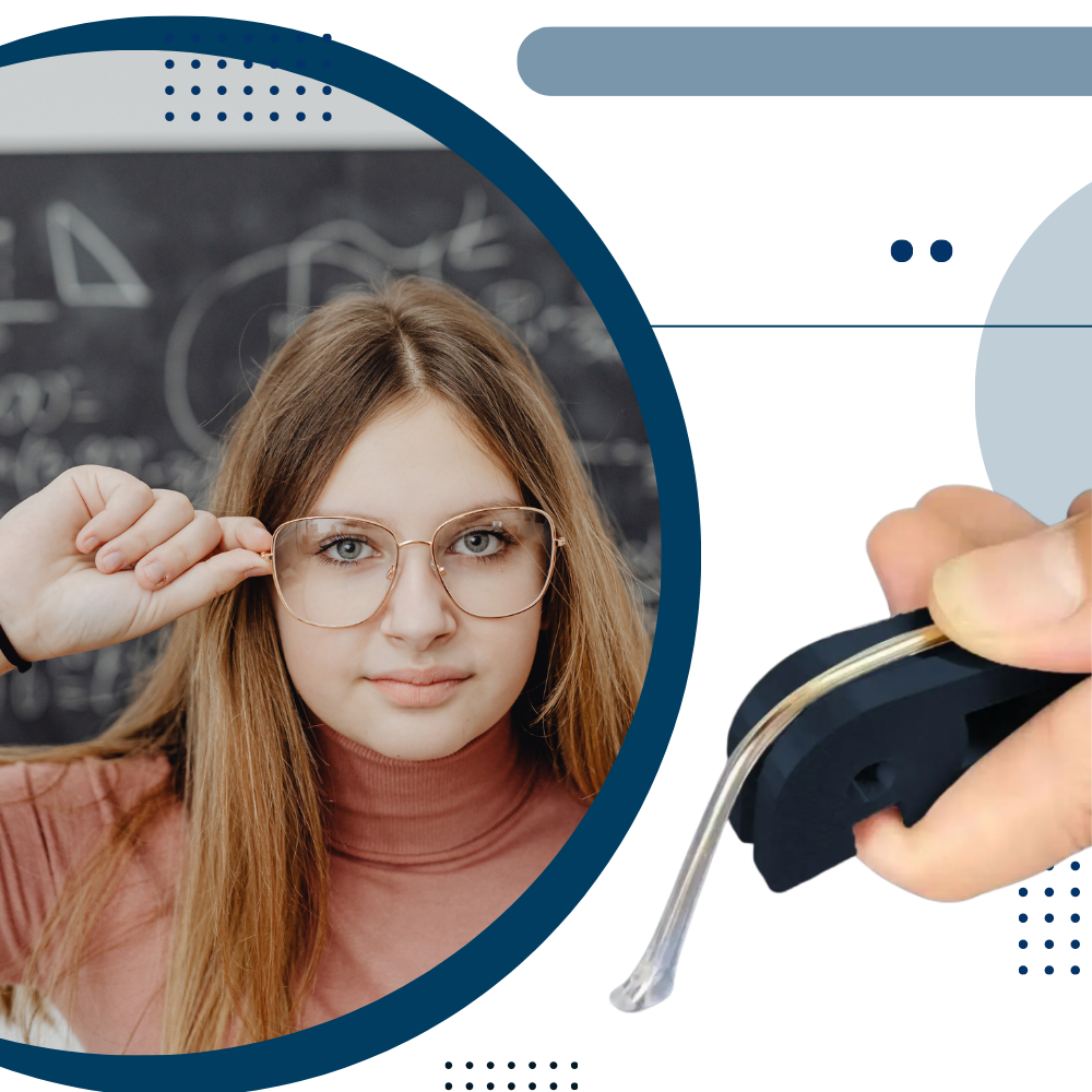 Ergonomic Frame Safe Glasses Adjustment Tool