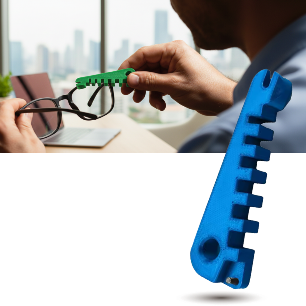 Ergonomic Frame Safe Glasses Adjustment Tool