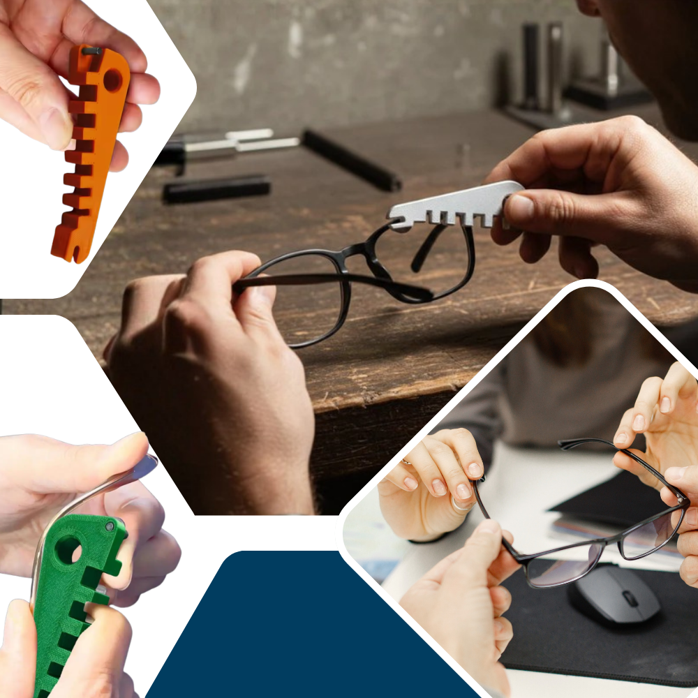 Ergonomic Frame Safe Glasses Adjustment Tool