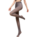 Fake Translucent Fleece Lined Tights