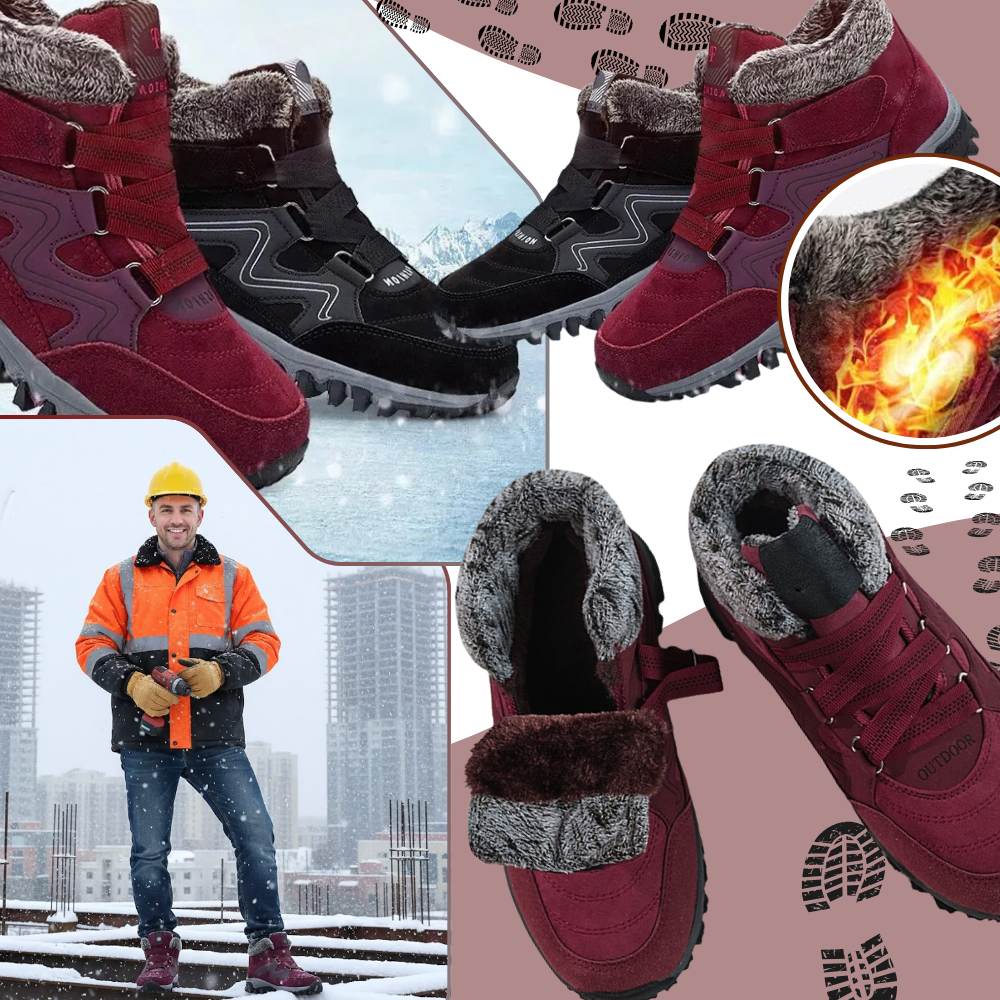 Fleece-Lined Warm Winter Shoes