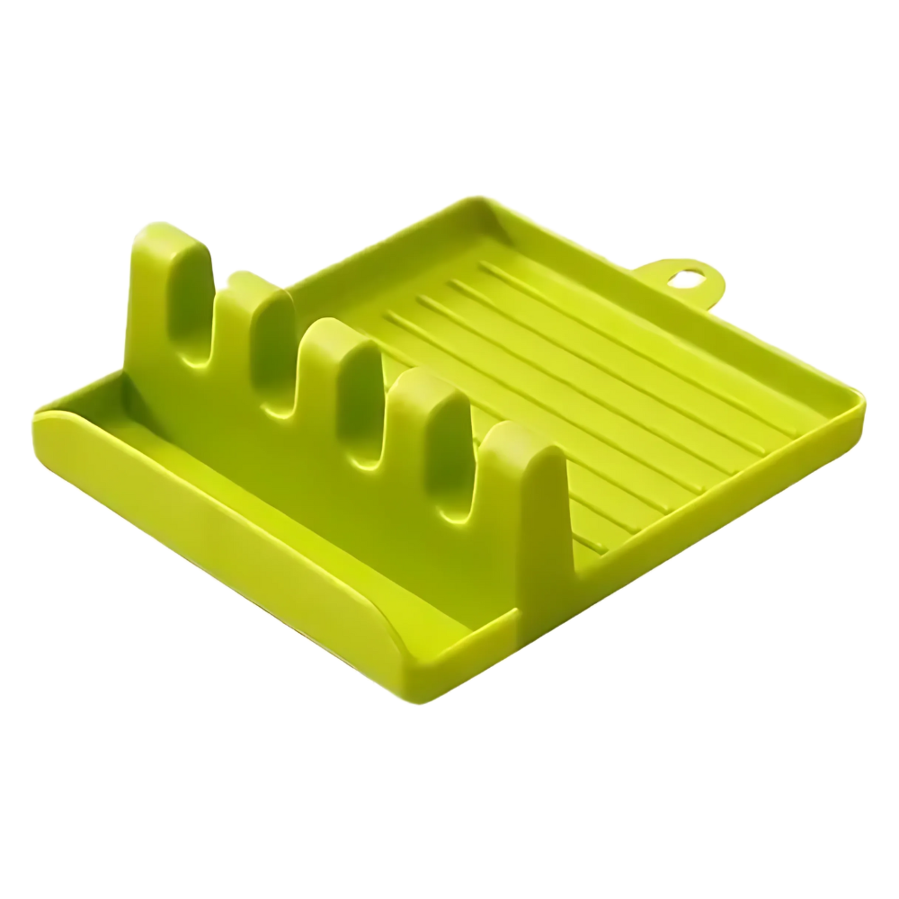 Four-Slot Non Slip Spatula Rack