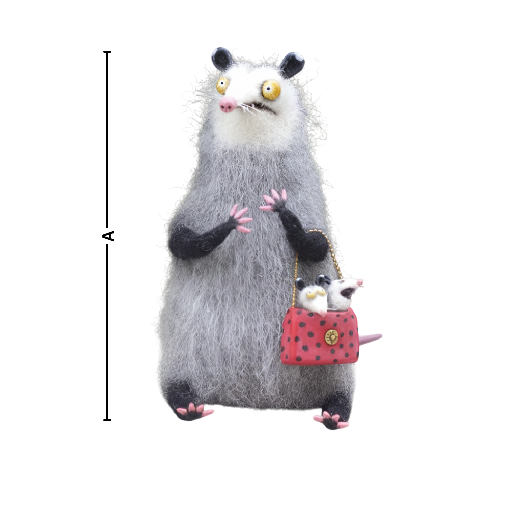 Funny Disheveled Decor Cat
