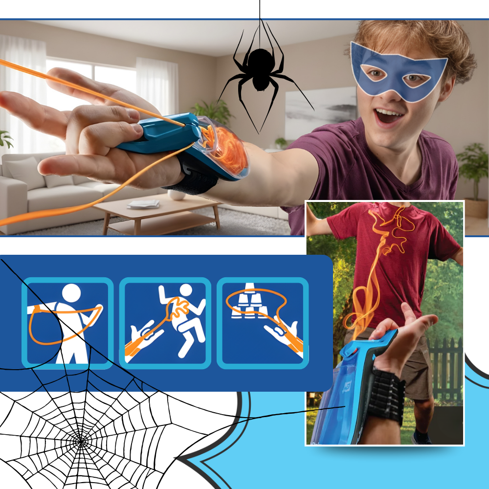 Glowing Spider Web Toy