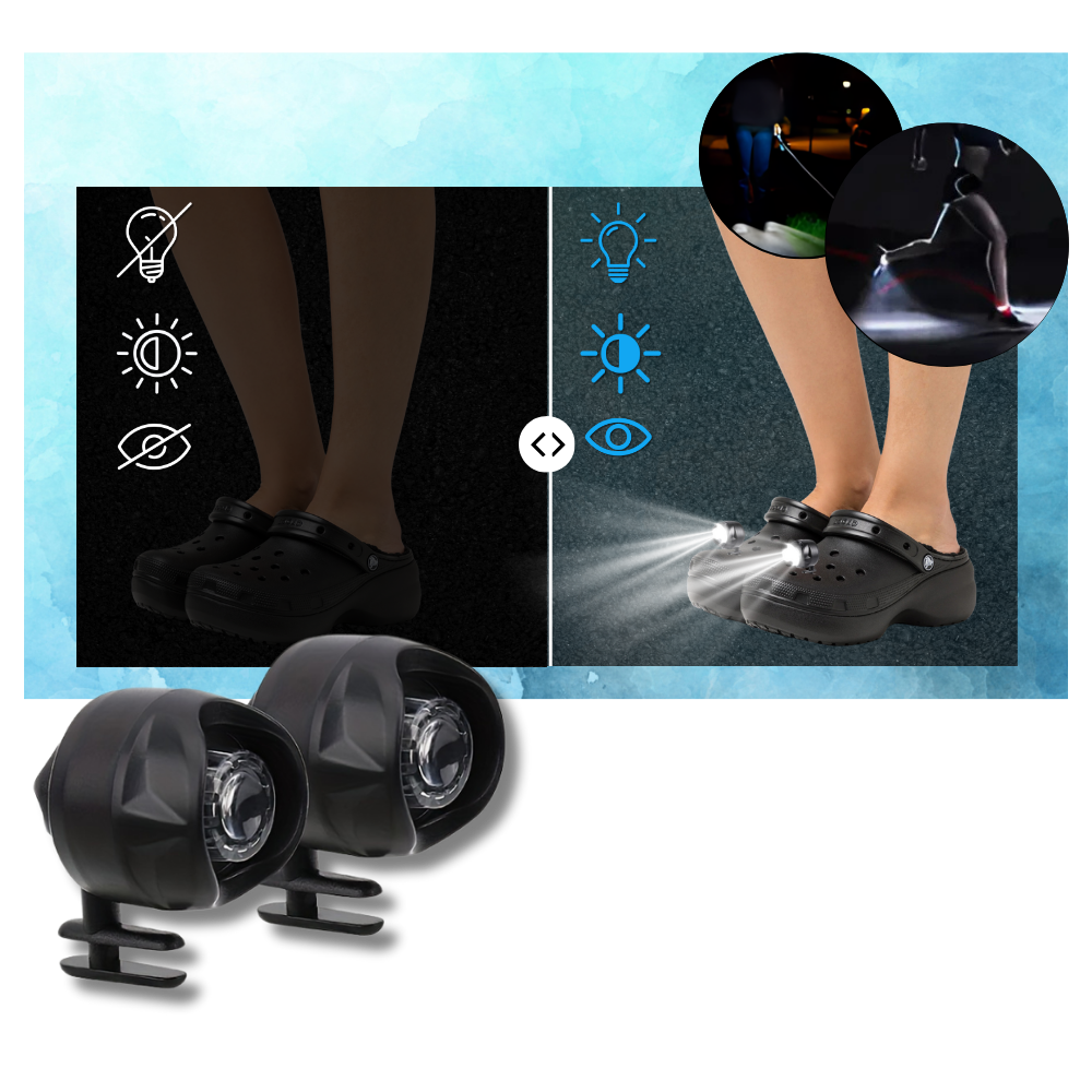 Hands-Free Waterproof Crocs Light