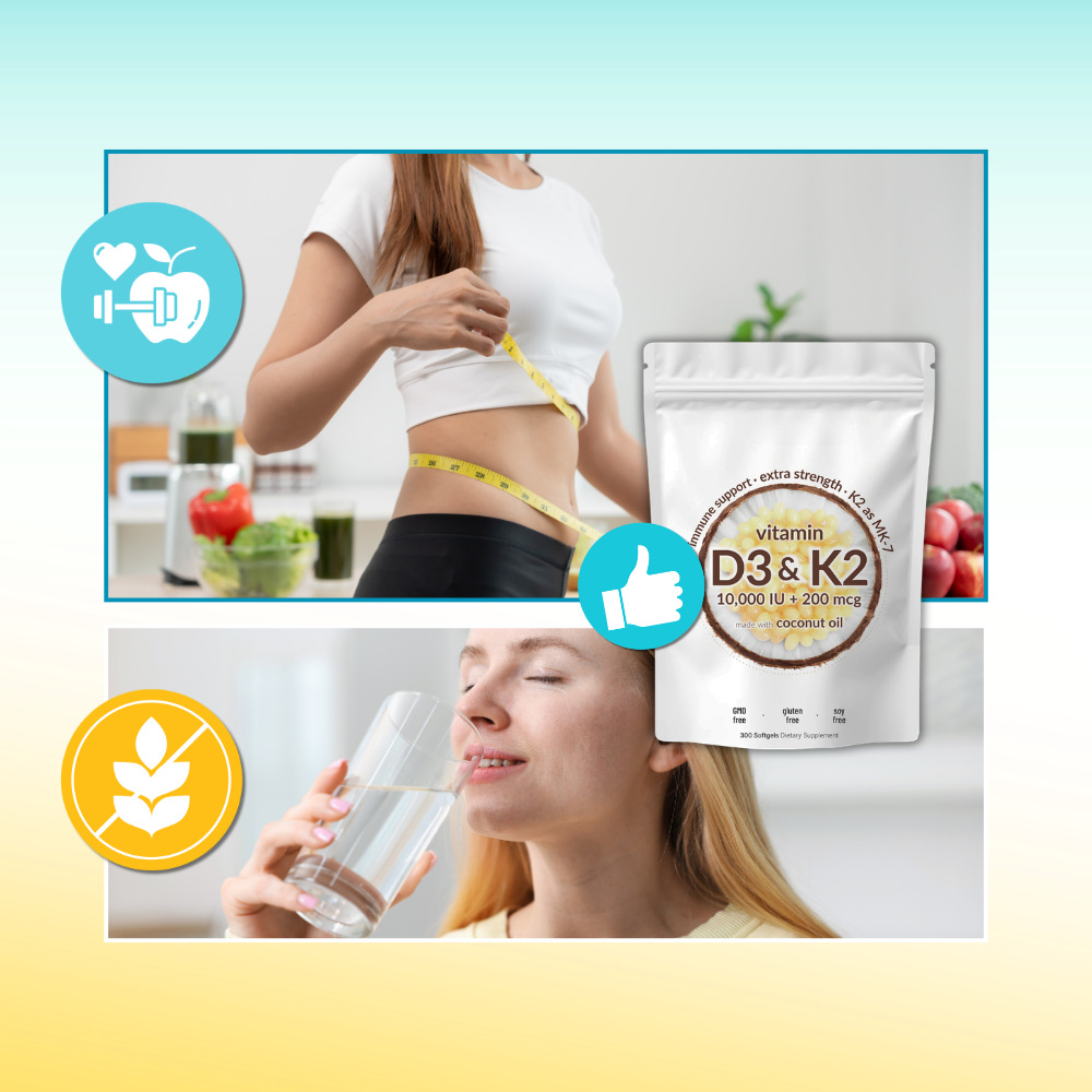 High-Potency D3 & K2 Softgels