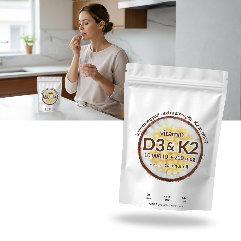 High-Potency D3 & K2 Softgels