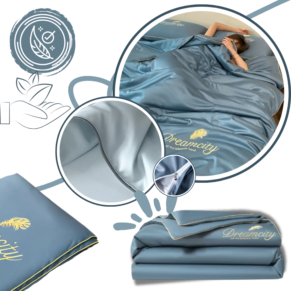 Icy Silk Soft Linen Duvet Cover