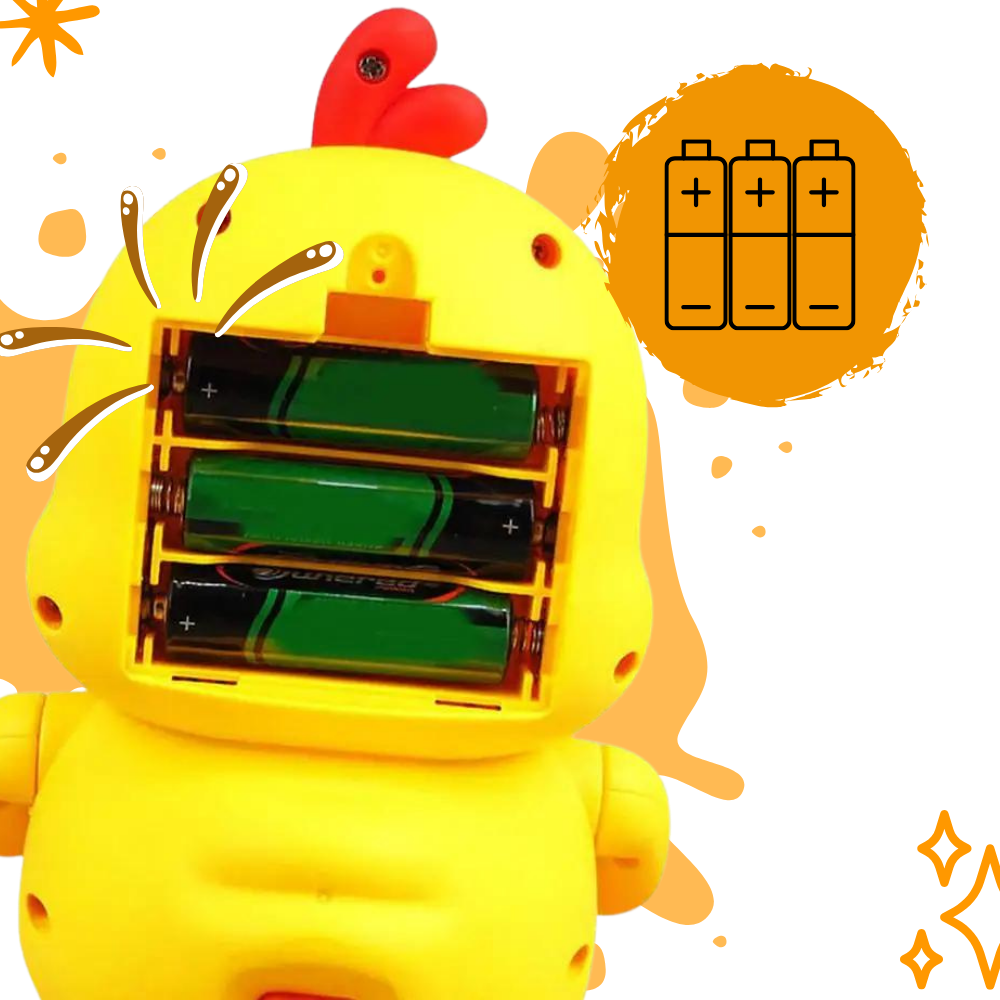 Interactive Light-Up Dancing Duck Toy
