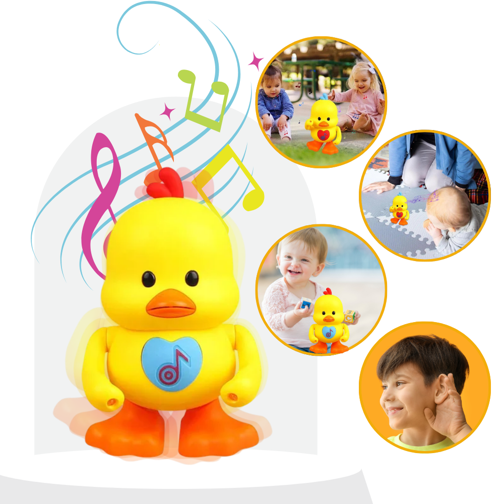Interactive Light-Up Dancing Duck Toy