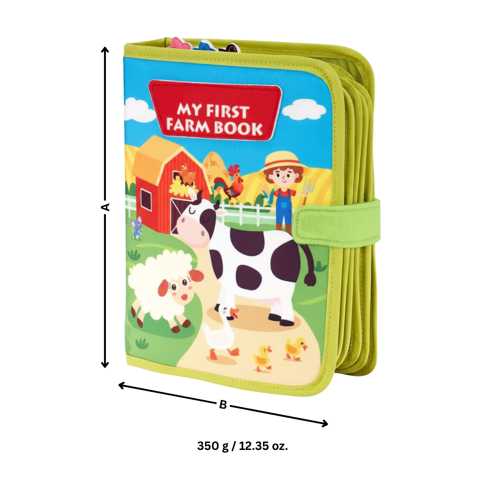 Interactive Farm Velcro Children Book