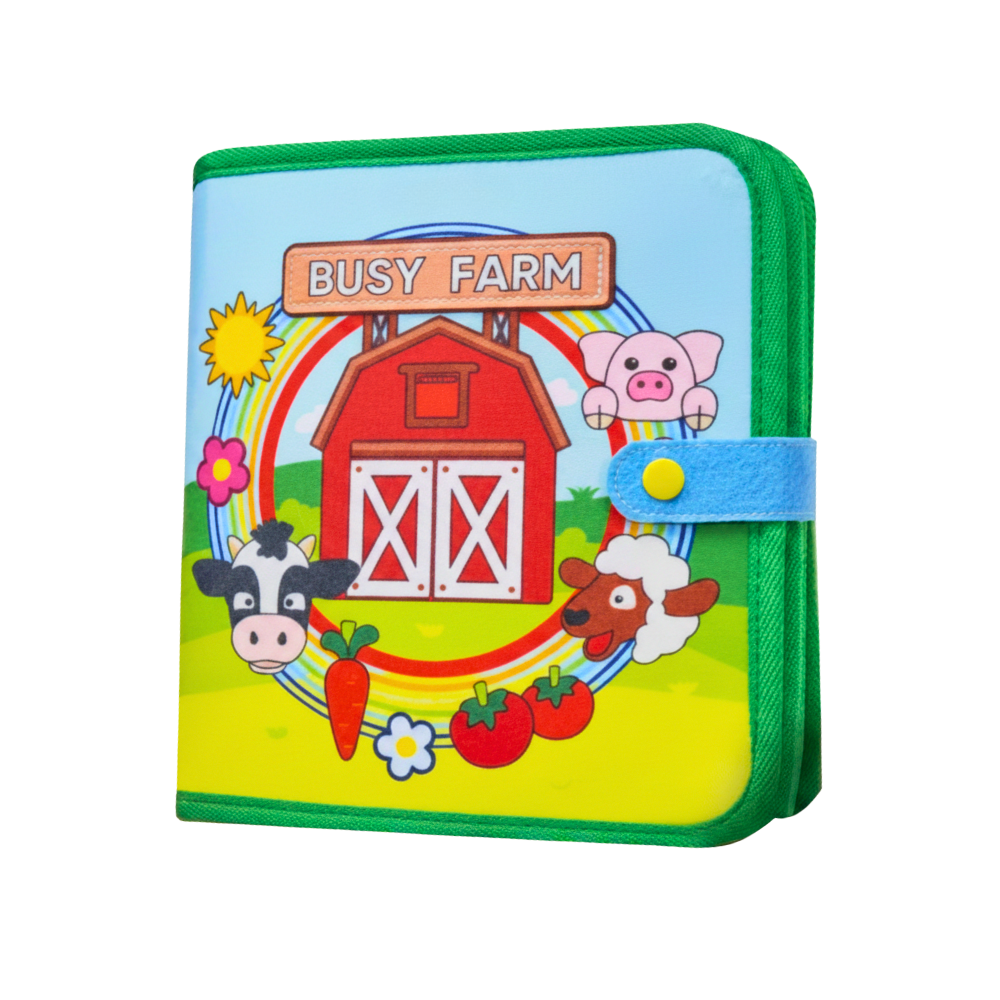 Interactive Farm Velcro Children Book