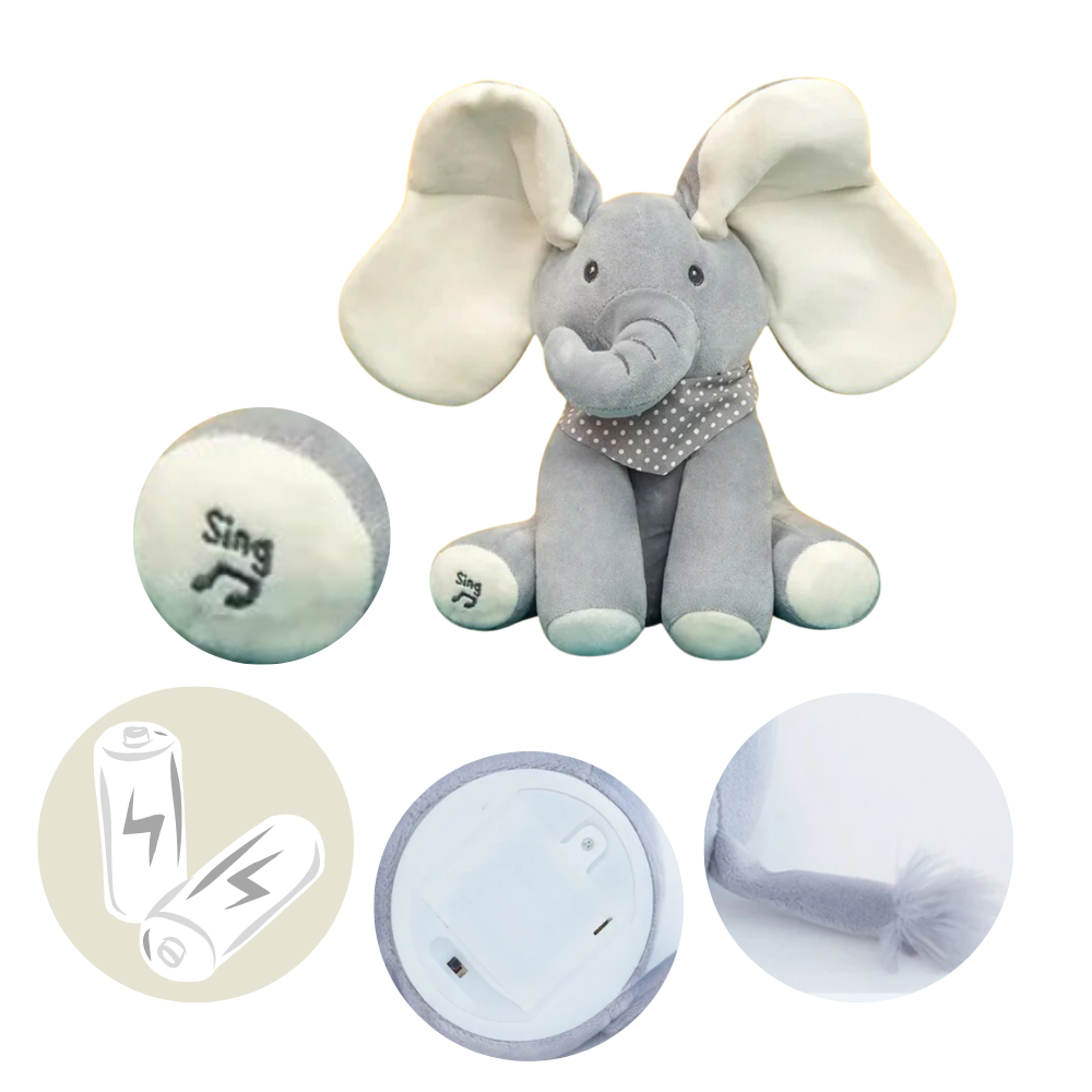 Interactive Peek a Boo Elephant