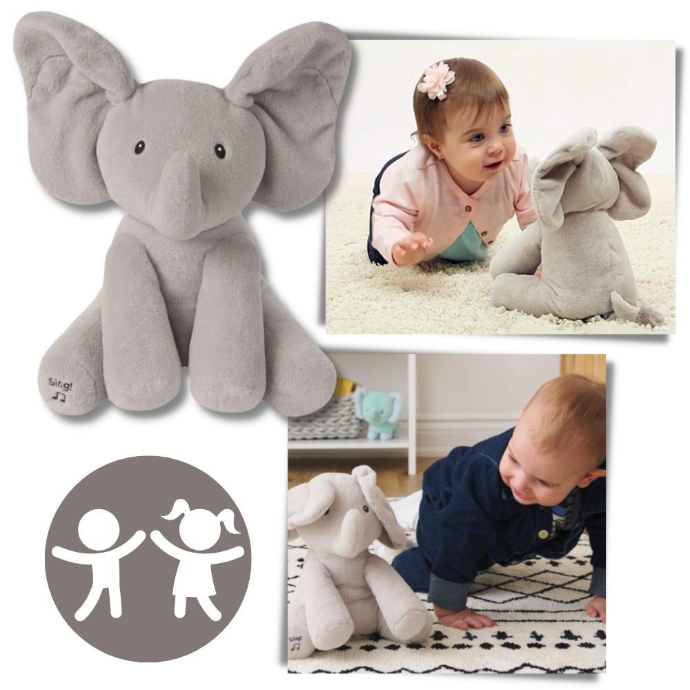 Interactive Peek a Boo Elephant