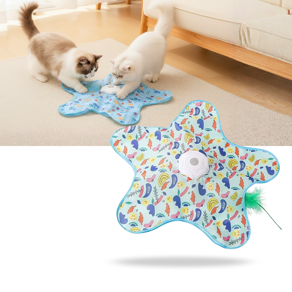 Kitten Teething Feather Toy