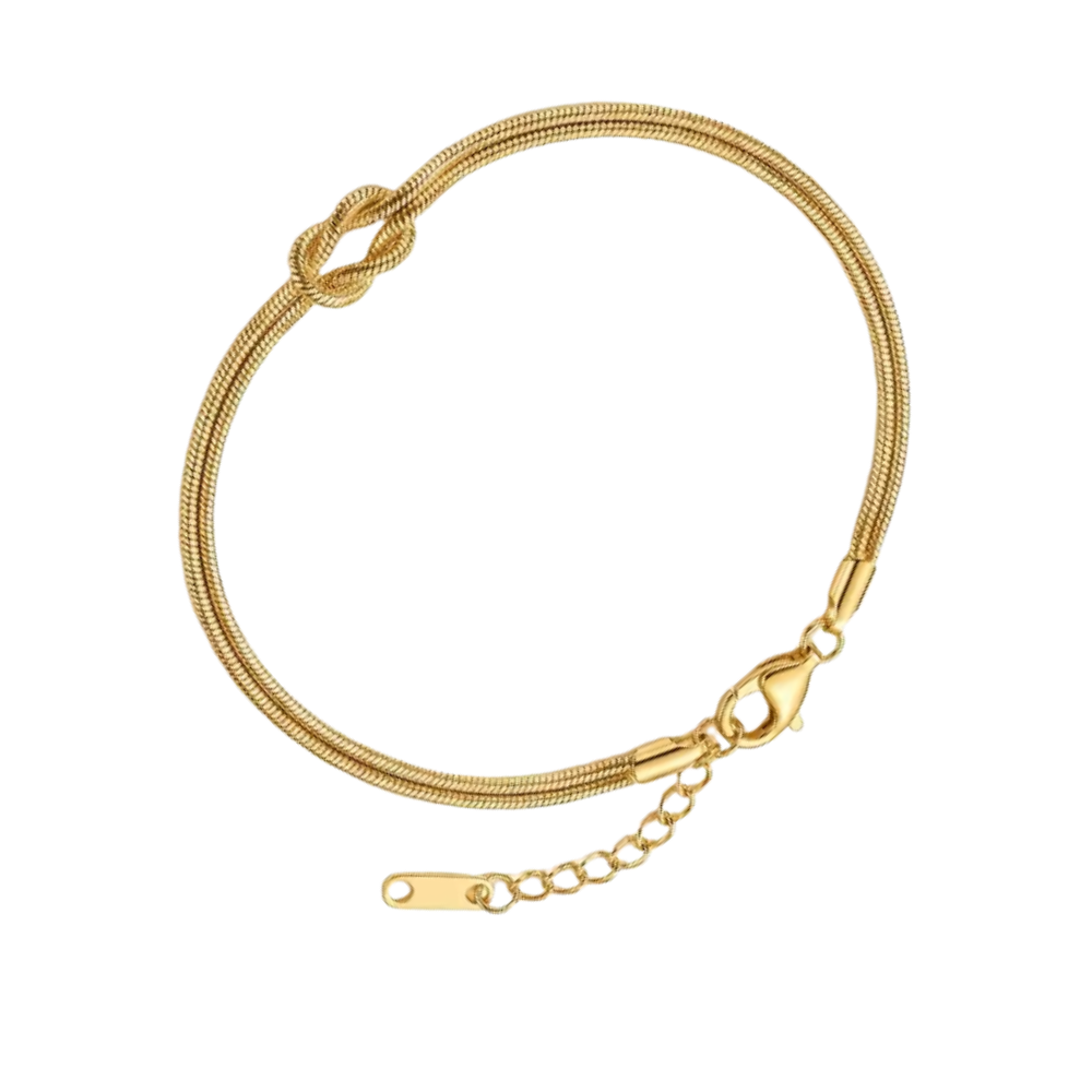 Love Knot Necklace & Bracelet