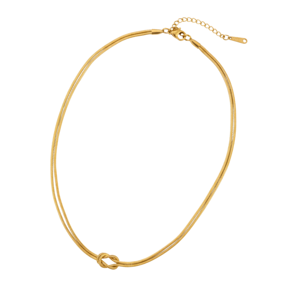 Love Knot Necklace & Bracelet