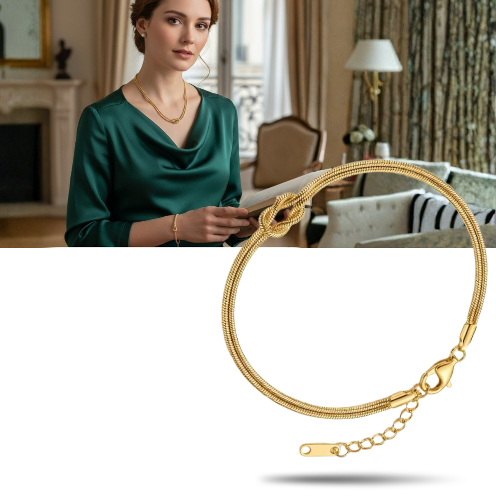 Love Knot Necklace & Bracelet
