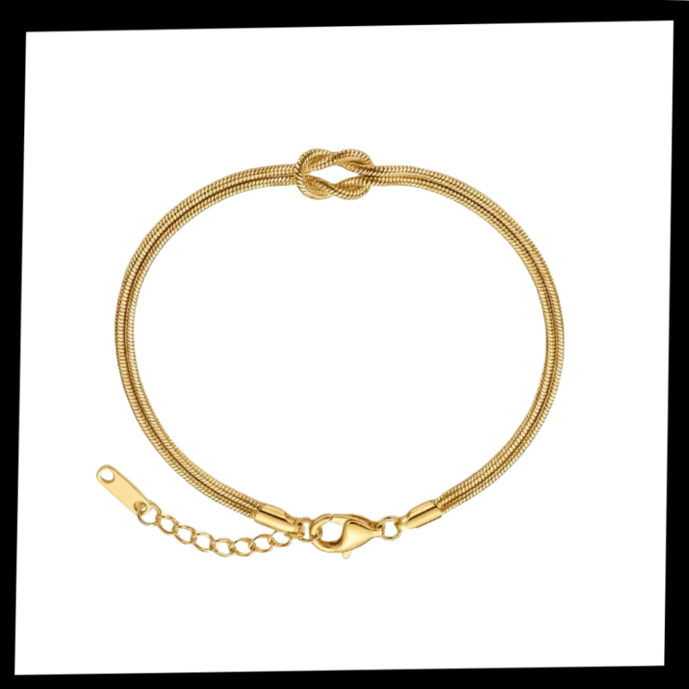 Love Knot Necklace & Bracelet