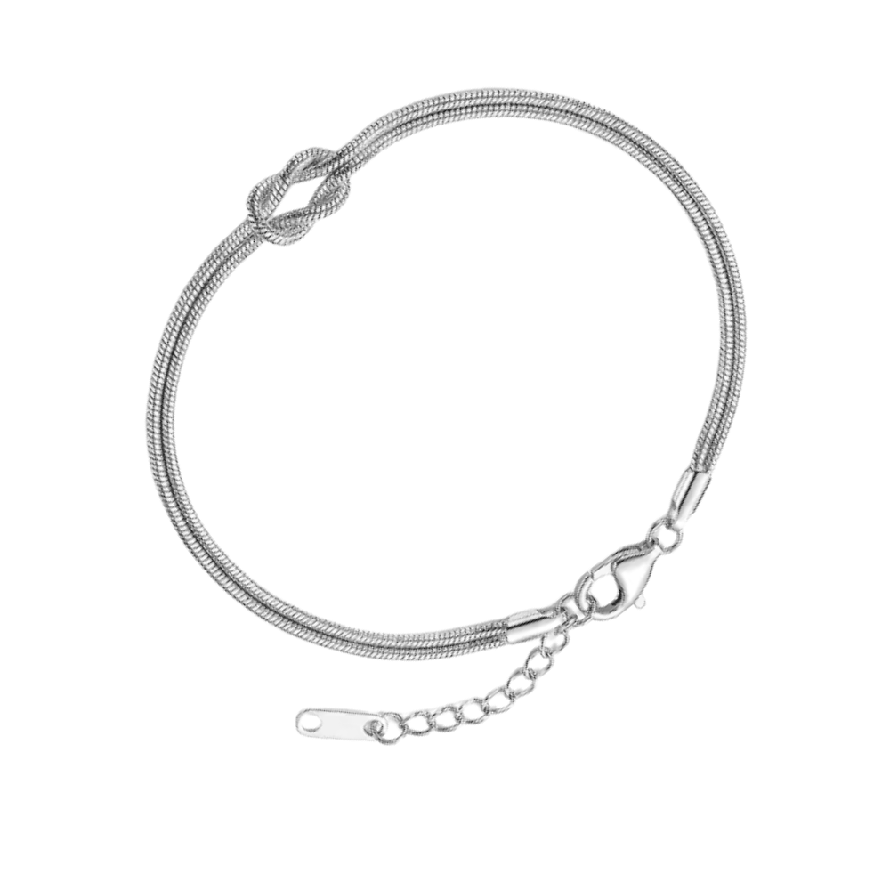 Love Knot Necklace & Bracelet
