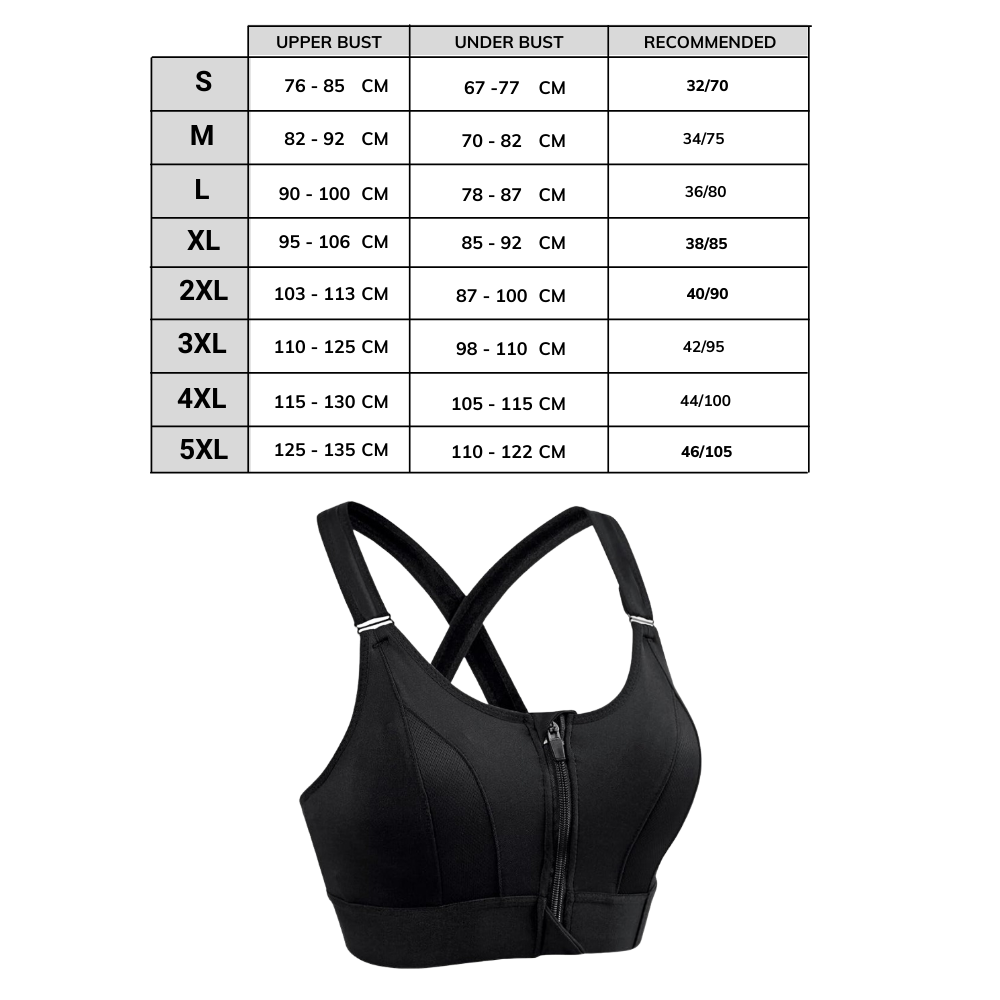 Maximum Support Racerback Sport Bra