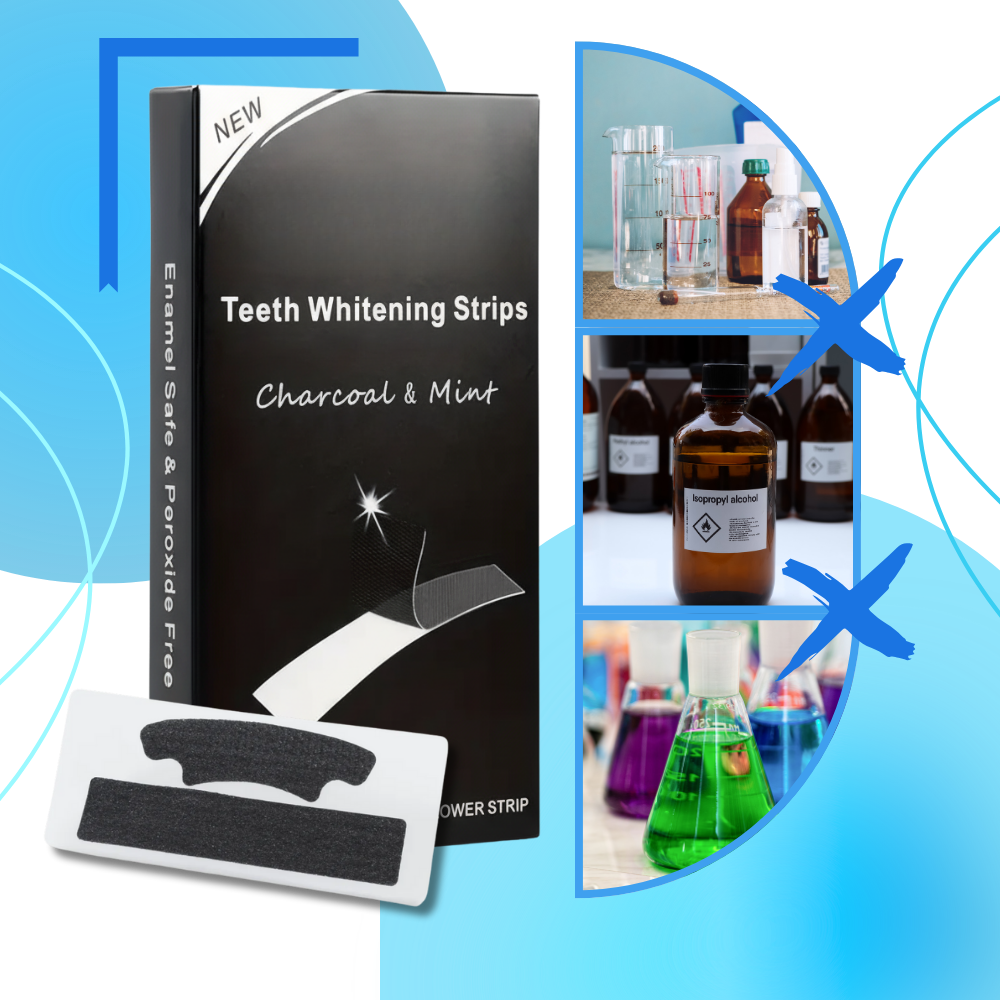 Minty Charcoal Teeth Strips