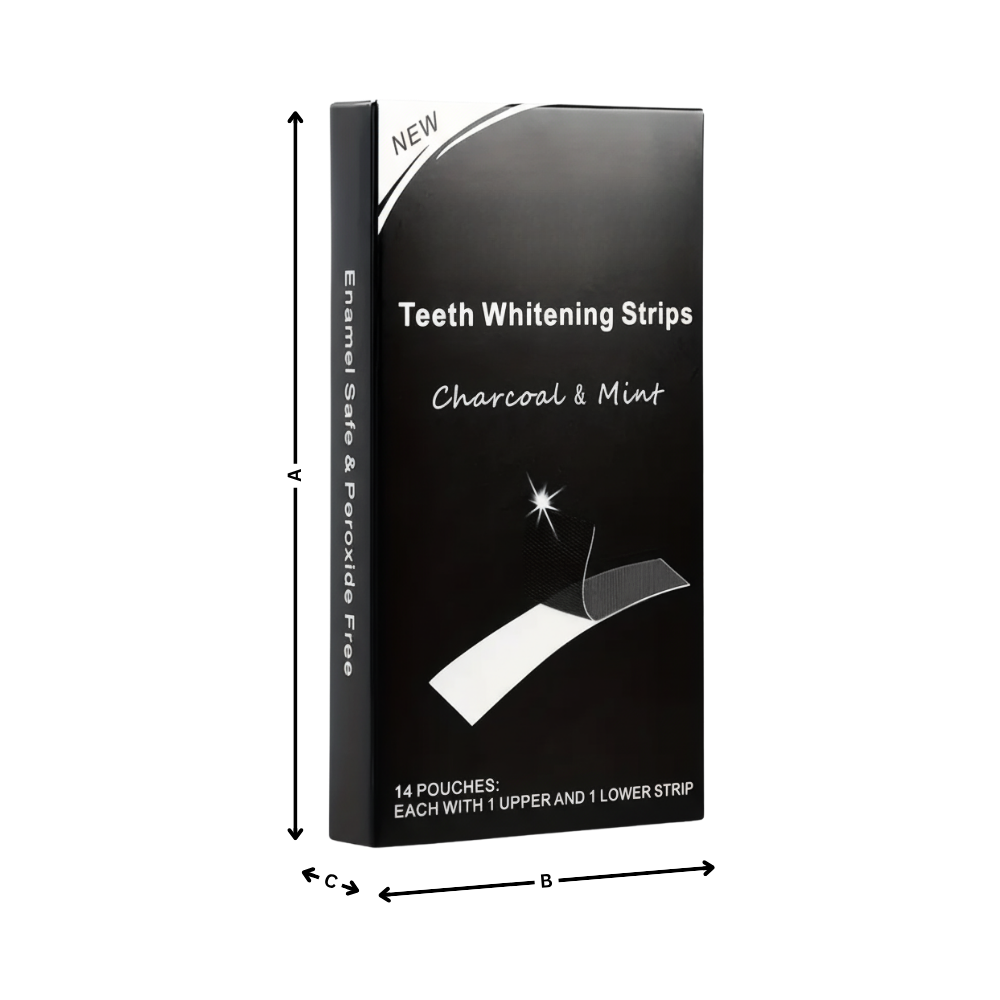 Minty Charcoal Teeth Strips