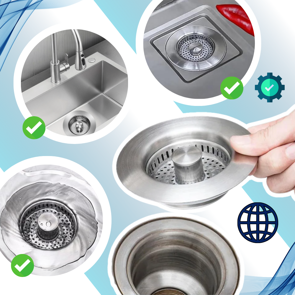 Multi-Function Stainless Steel Sink Drain