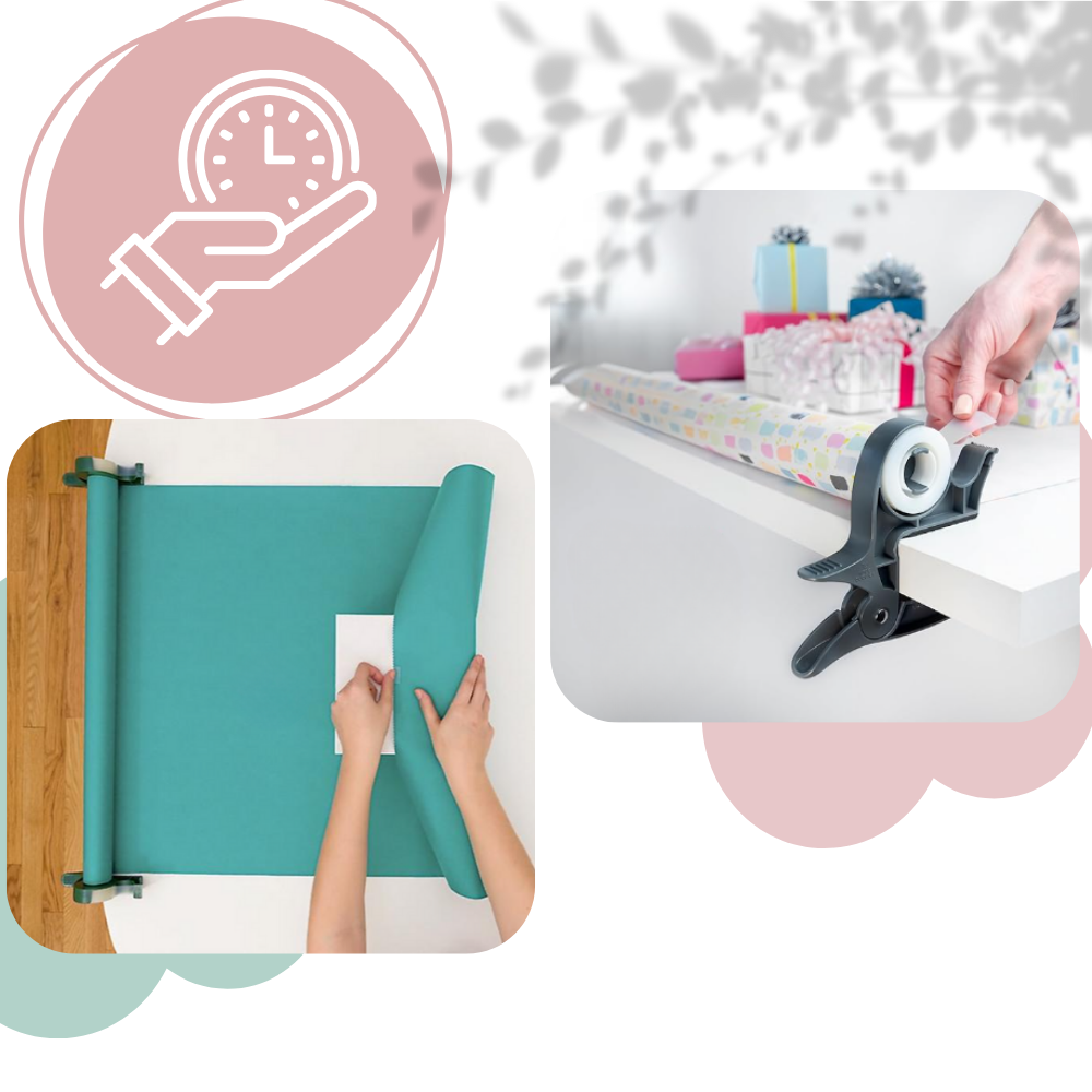 Multi-Purpose Gift Wrapping Paper Holder