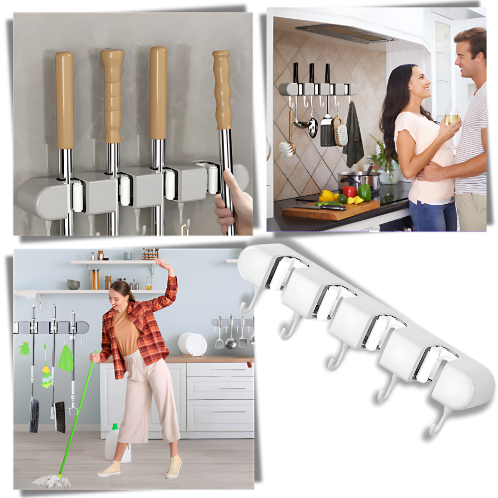 Multifunctional Broom Holder