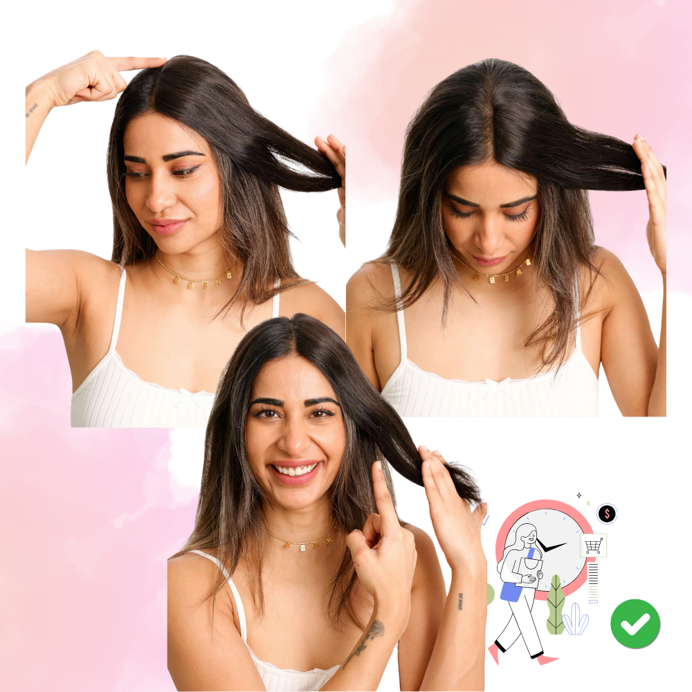 Natural Handwoven Hair Extension Clips