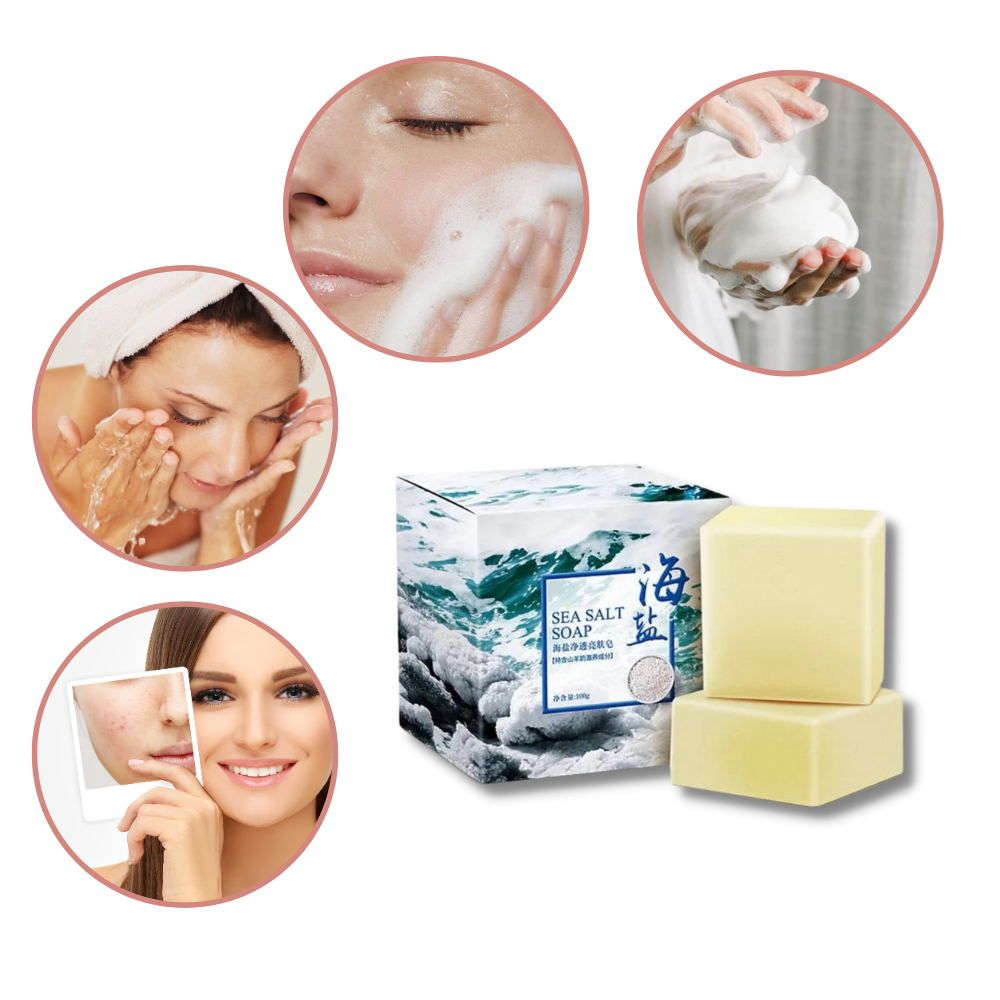 Natural Sea Salt Antiacne Soap