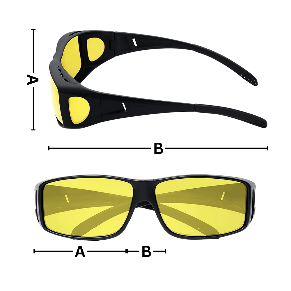 Night driving clarity glasses