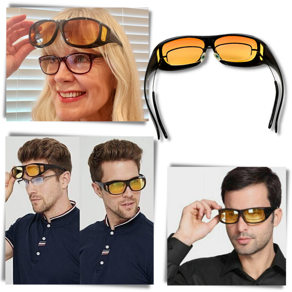 Night driving clarity glasses