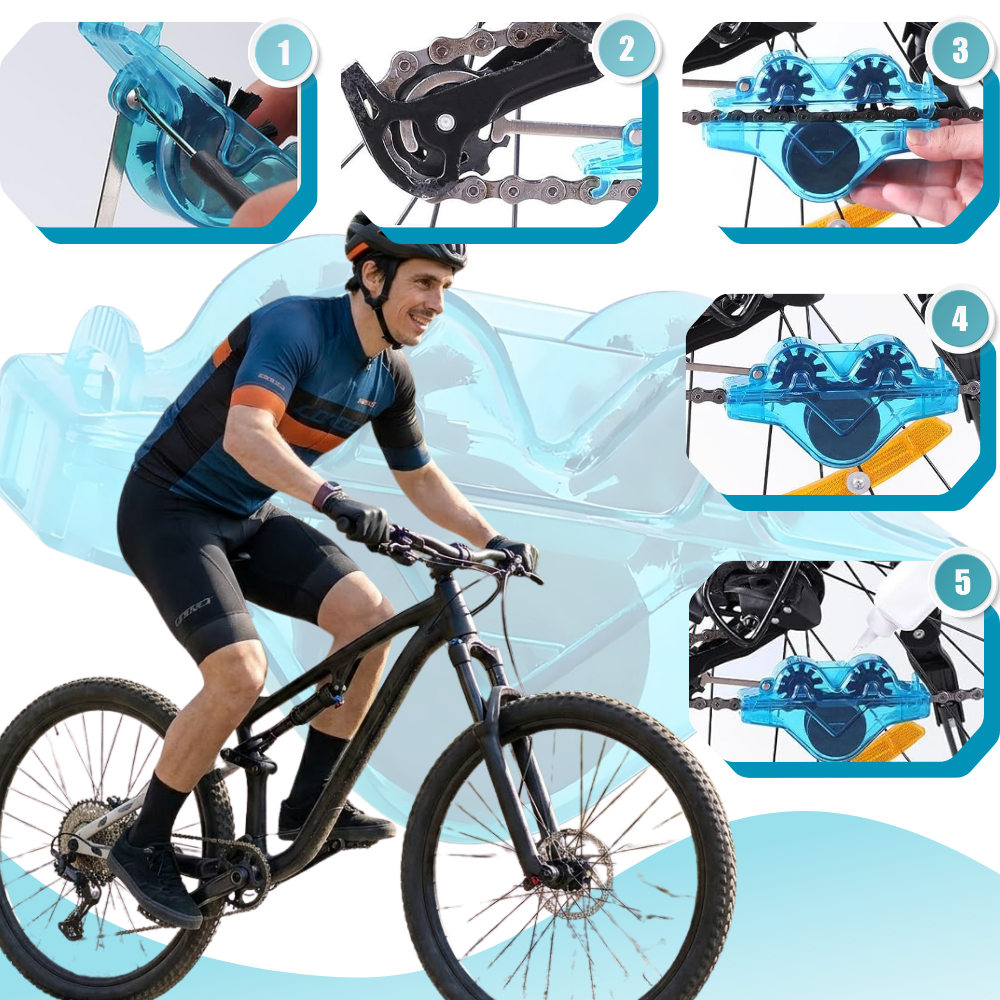 No-Mess 360° Bike Chain Cleaner