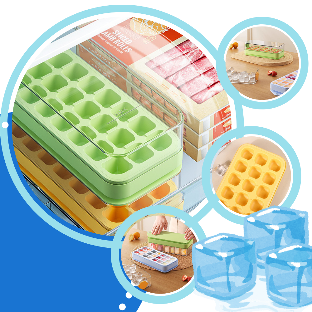 Non-stick Silicone Ice Cube Trays