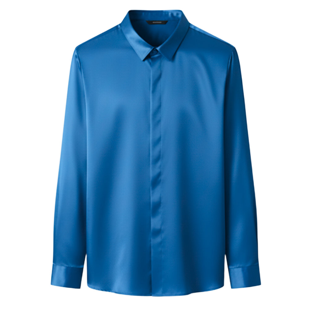 Non Iron Silk Blend Men's Polo